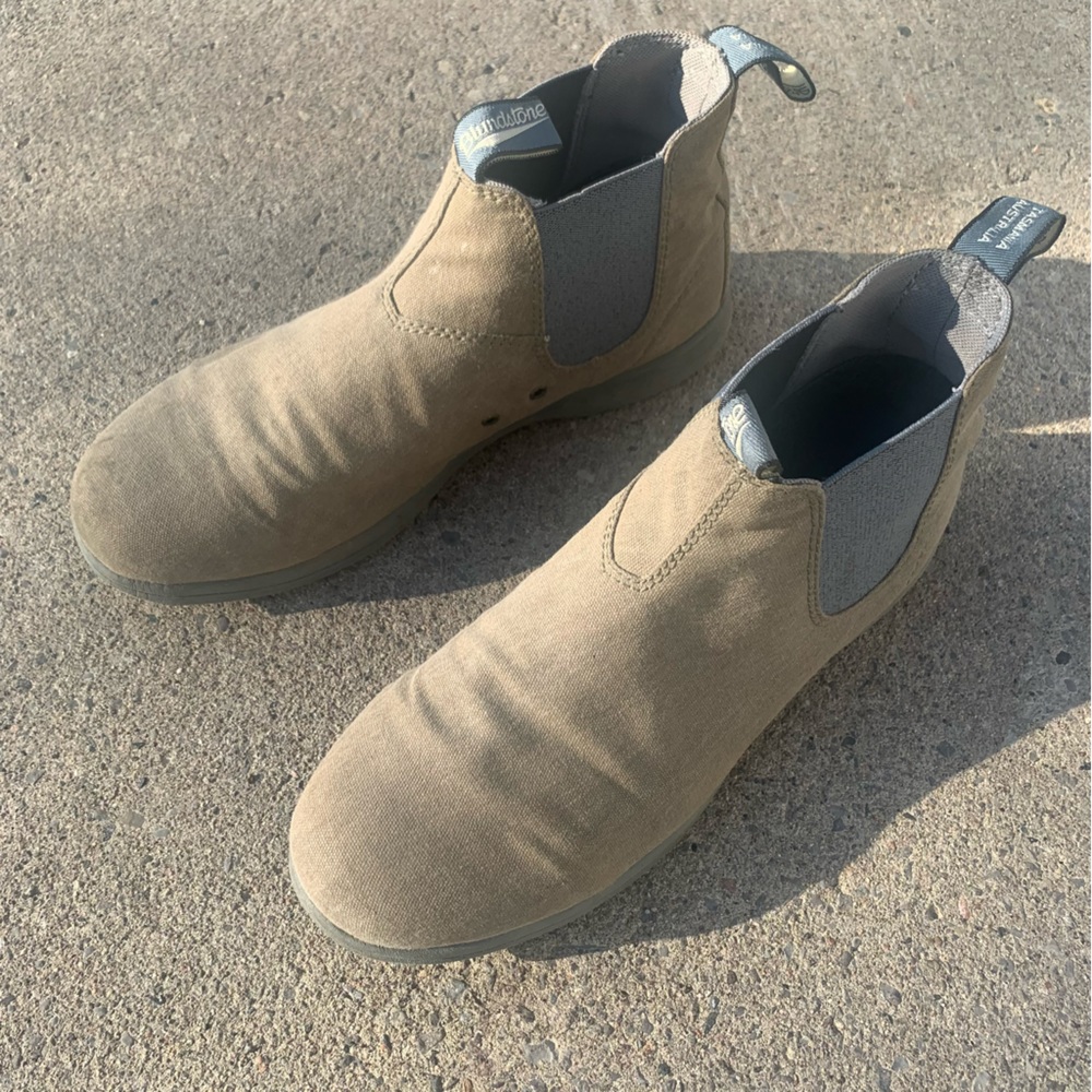 Blundstone Tan canvas Men’s boots 9